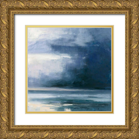 Night Journey Gold Ornate Wood Framed Art Print with Double Matting by Purinton, Julia