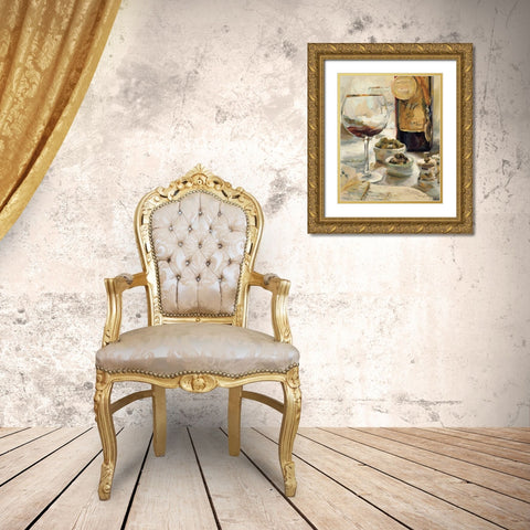 Award Winning Wine I Gold Ornate Wood Framed Art Print with Double Matting by Hageman, Marilyn