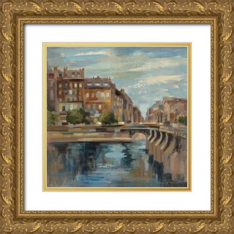 A Moment in Paris II Gold Ornate Wood Framed Art Print with Double Matting by Vassileva, Silvia
