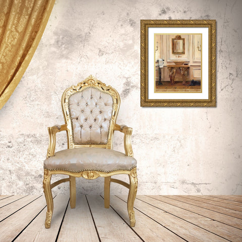Classical Bath I - Wag Gold Ornate Wood Framed Art Print with Double Matting by Hageman, Marilyn