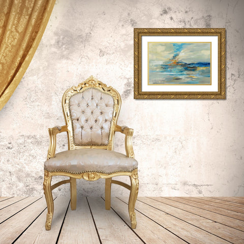 First Day of Summer Gold Ornate Wood Framed Art Print with Double Matting by Vassileva, Silvia