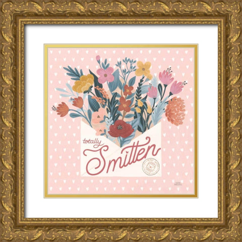 Love Letters III Gold Ornate Wood Framed Art Print with Double Matting by Marshall, Laura