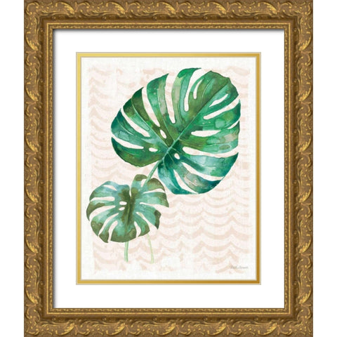 From the Jungle VIII No Pink Words Gold Ornate Wood Framed Art Print with Double Matting by Grove, Beth