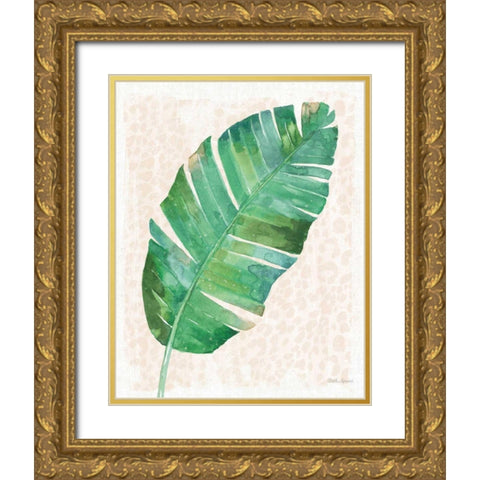 From the Jungle X No Pink Words Gold Ornate Wood Framed Art Print with Double Matting by Grove, Beth
