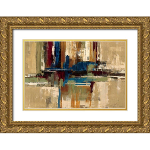 Eucalyptus Bark Gold Ornate Wood Framed Art Print with Double Matting by Vassileva, Silvia