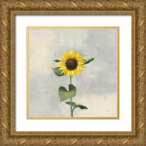 Sunny Blooms II Gold Ornate Wood Framed Art Print with Double Matting by Purinton, Julia