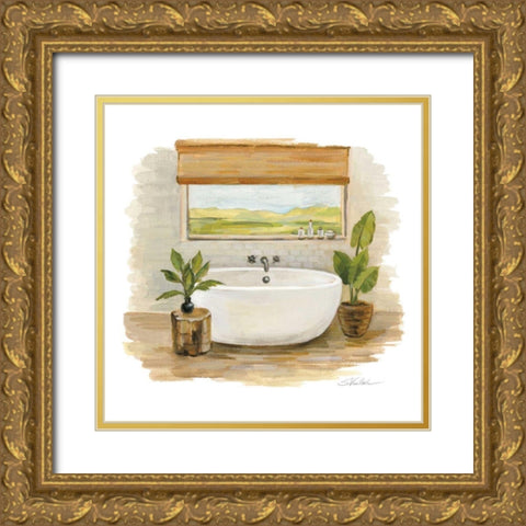 Sunny Spa II Gold Ornate Wood Framed Art Print with Double Matting by Vassileva, Silvia