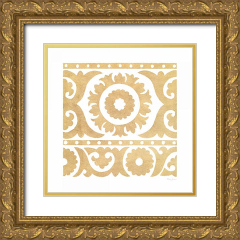 Simply Elegant III Gold Ornate Wood Framed Art Print with Double Matting by Green, Nancy
