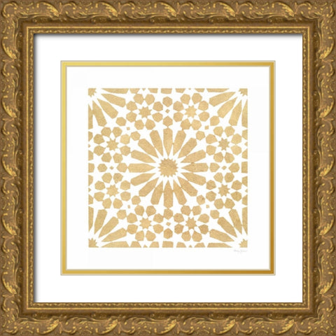 Simply Elegant IV Gold Ornate Wood Framed Art Print with Double Matting by Green, Nancy
