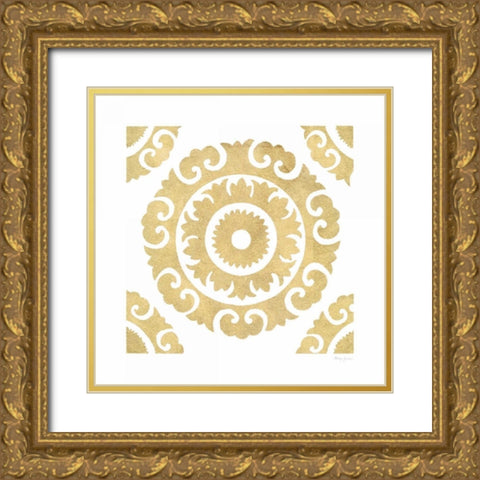 Simply Elegant VIII Gold Ornate Wood Framed Art Print with Double Matting by Green, Nancy