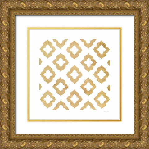 Simply Elegant XIV Gold Ornate Wood Framed Art Print with Double Matting by Green, Nancy