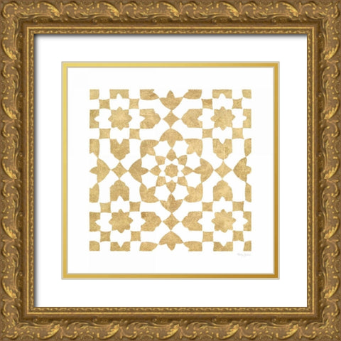 Simply Elegant XVI Gold Ornate Wood Framed Art Print with Double Matting by Green, Nancy