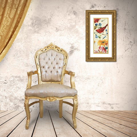Rainbow Garden VII Gold Ornate Wood Framed Art Print with Double Matting by Audit, Lisa