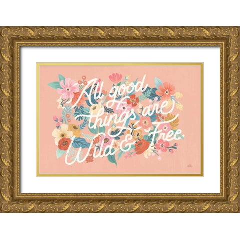 Under the Sea VI Gold Ornate Wood Framed Art Print with Double Matting by Marshall, Laura