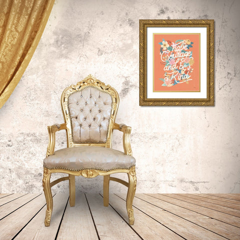 Under the Sea VIII Gold Ornate Wood Framed Art Print with Double Matting by Marshall, Laura