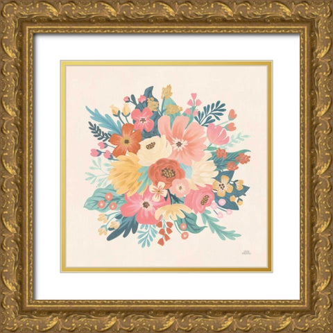 Under the Sea X Gold Ornate Wood Framed Art Print with Double Matting by Marshall, Laura
