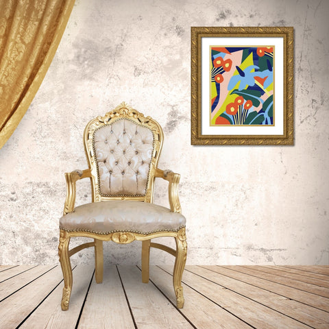 Growing Up Gold Ornate Wood Framed Art Print with Double Matting by Gallagher, Megan