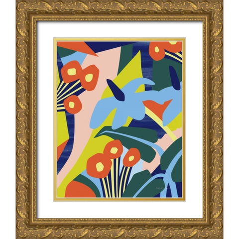 Growing Up Gold Ornate Wood Framed Art Print with Double Matting by Gallagher, Megan