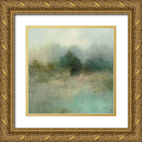 Solitude Gold Ornate Wood Framed Art Print with Double Matting by Purinton, Julia