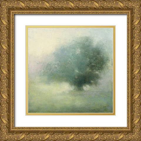 Morning Haze Gold Ornate Wood Framed Art Print with Double Matting by Purinton, Julia