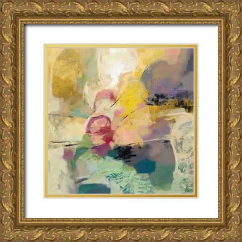 Mid Mod Mood Gold Ornate Wood Framed Art Print with Double Matting by Vassileva, Silvia