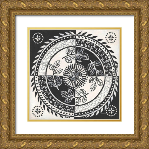 Hemma II BC Gold Ornate Wood Framed Art Print with Double Matting by Lovell, Kathrine
