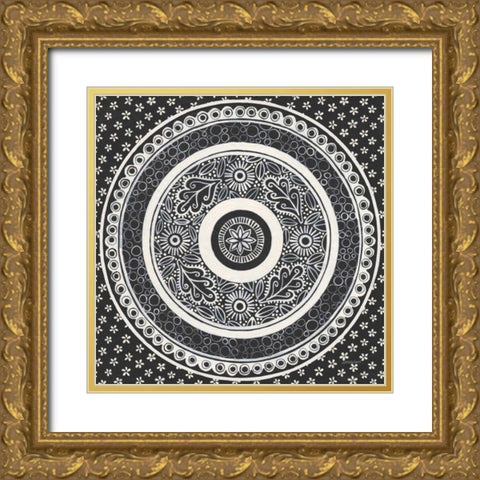 Hemma III BC Gold Ornate Wood Framed Art Print with Double Matting by Lovell, Kathrine