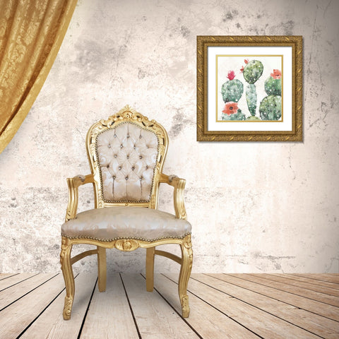 Sweet Southwest III Gold Ornate Wood Framed Art Print with Double Matting by June, Dina