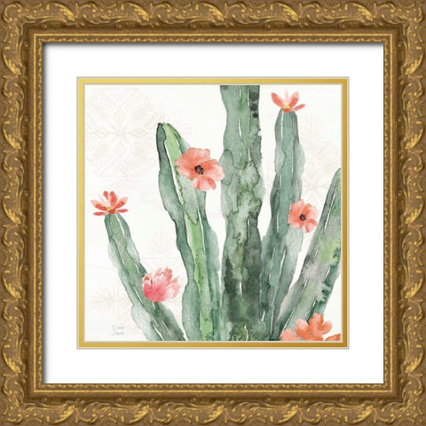 Sweet Southwest VII Gold Ornate Wood Framed Art Print with Double Matting by June, Dina