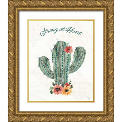 Sweet Southwest IX Gold Ornate Wood Framed Art Print with Double Matting by June, Dina