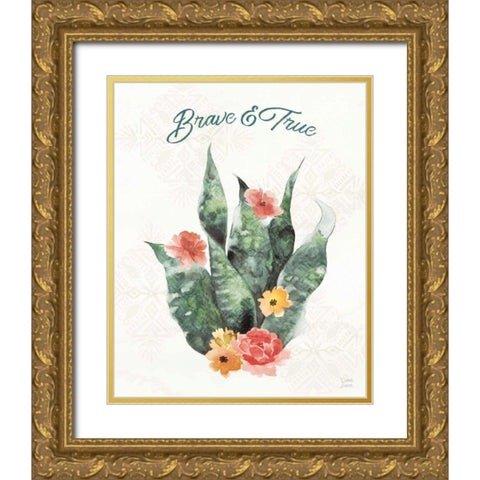 Sweet Southwest XI Gold Ornate Wood Framed Art Print with Double Matting by June, Dina
