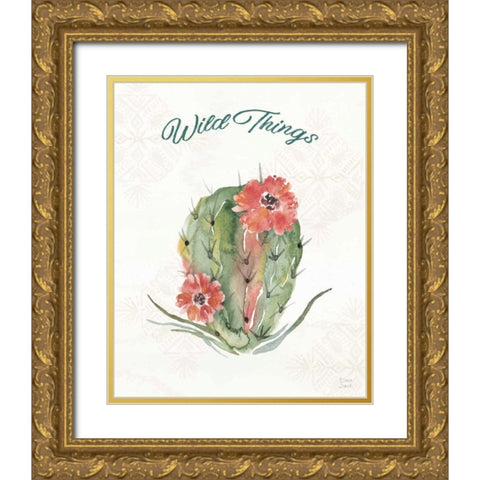 Sweet Southwest XII Gold Ornate Wood Framed Art Print with Double Matting by June, Dina