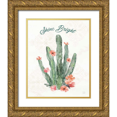 Sweet Southwest XIV Gold Ornate Wood Framed Art Print with Double Matting by June, Dina