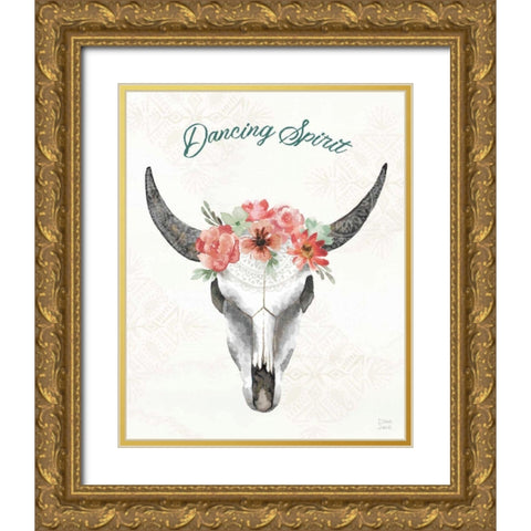 Sweet Southwest XV Gold Ornate Wood Framed Art Print with Double Matting by June, Dina