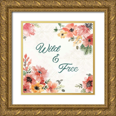Sweet Southwest XIX Gold Ornate Wood Framed Art Print with Double Matting by June, Dina