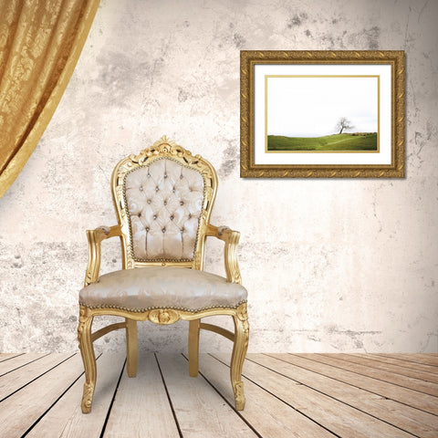 Dales Way I Gold Ornate Wood Framed Art Print with Double Matting by Marshall, Laura