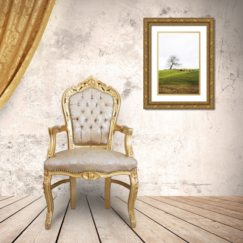 Dales Way II Gold Ornate Wood Framed Art Print with Double Matting by Marshall, Laura
