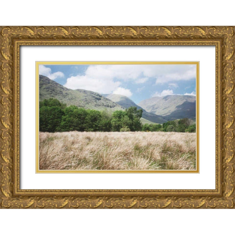 Scottish Highlands III Gold Ornate Wood Framed Art Print with Double Matting by Marshall, Laura