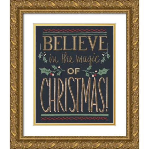 Wonderful Time II Gold Ornate Wood Framed Art Print with Double Matting by Tavoletti, Anne