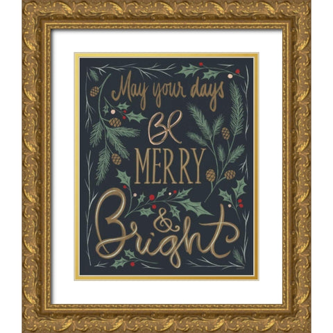 Wonderful Time III Gold Ornate Wood Framed Art Print with Double Matting by Tavoletti, Anne