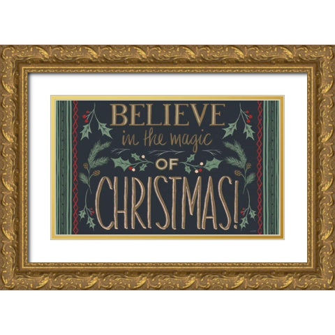 Wonderful Time VI Gold Ornate Wood Framed Art Print with Double Matting by Tavoletti, Anne