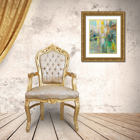 Reflection II Gold Ornate Wood Framed Art Print with Double Matting by Vertentes, Jeanette