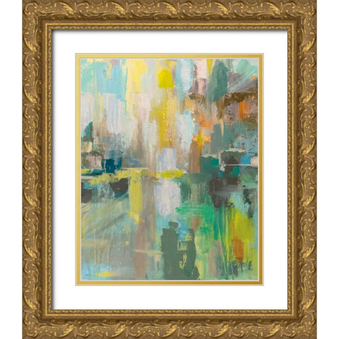 Reflection II Gold Ornate Wood Framed Art Print with Double Matting by Vertentes, Jeanette