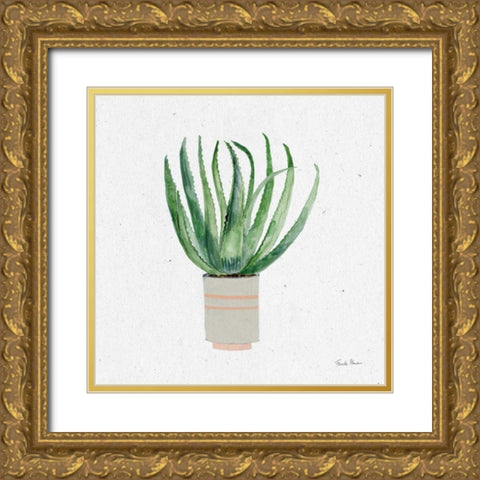 Home Garden I Gold Ornate Wood Framed Art Print with Double Matting by Zaman, Farida