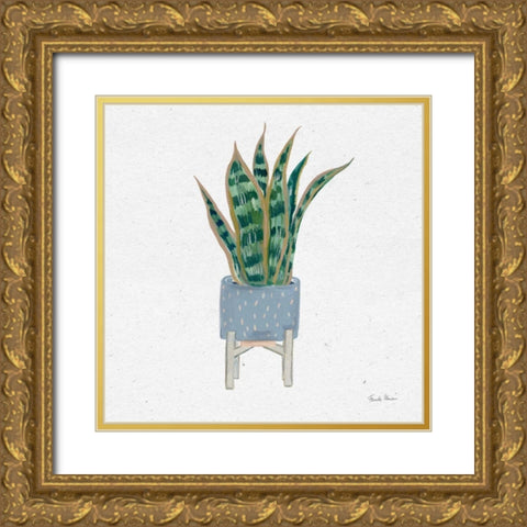 Home Garden II Gold Ornate Wood Framed Art Print with Double Matting by Zaman, Farida
