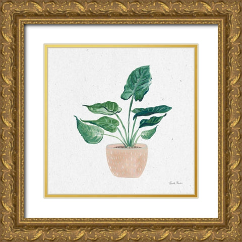 Home Garden III Gold Ornate Wood Framed Art Print with Double Matting by Zaman, Farida