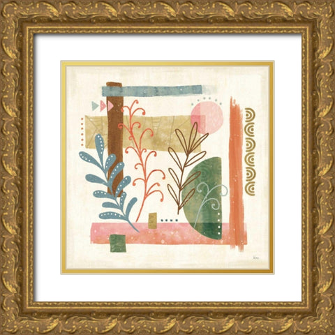 Vista IV Gold Ornate Wood Framed Art Print with Double Matting by Charron, Veronique