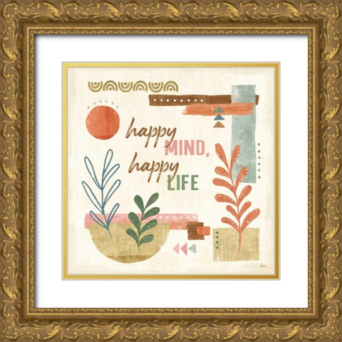 Vista VI Gold Ornate Wood Framed Art Print with Double Matting by Charron, Veronique