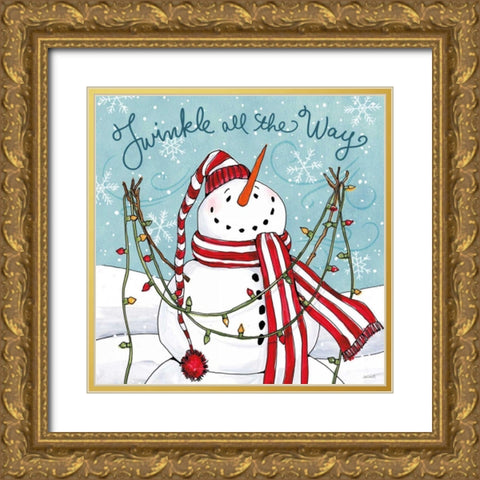 Snowplace Like Home II Gold Ornate Wood Framed Art Print with Double Matting by Tavoletti, Anne