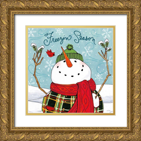 Snowplace Like Home III Gold Ornate Wood Framed Art Print with Double Matting by Tavoletti, Anne